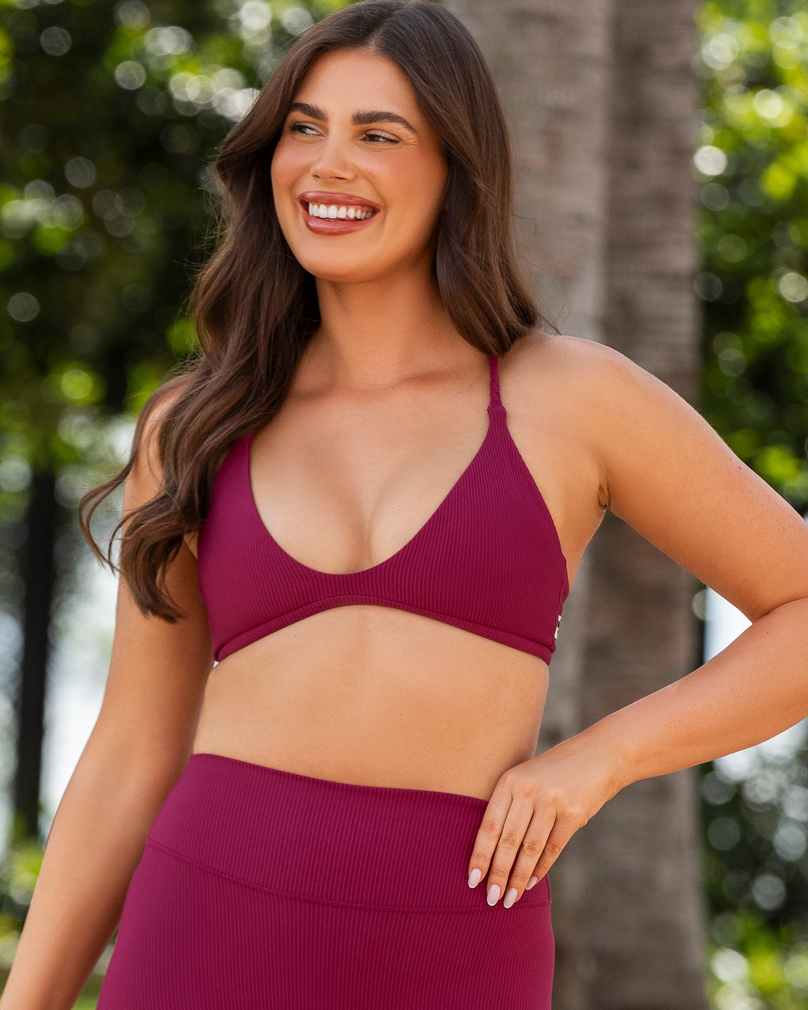 Breeze Rib Bralette - Rose Bud-Bralettes-XXS-112489ROSBUD-XXS-MNAPPRL33901-1-Muscle Nation