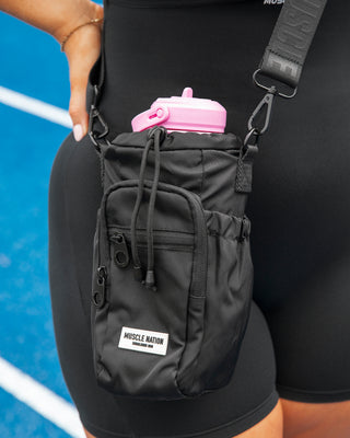 Bottle Bag - Black-Accessories-Black-ACC1124181BLK-ONE-MNAPPRL32738-1-Muscle Nation
