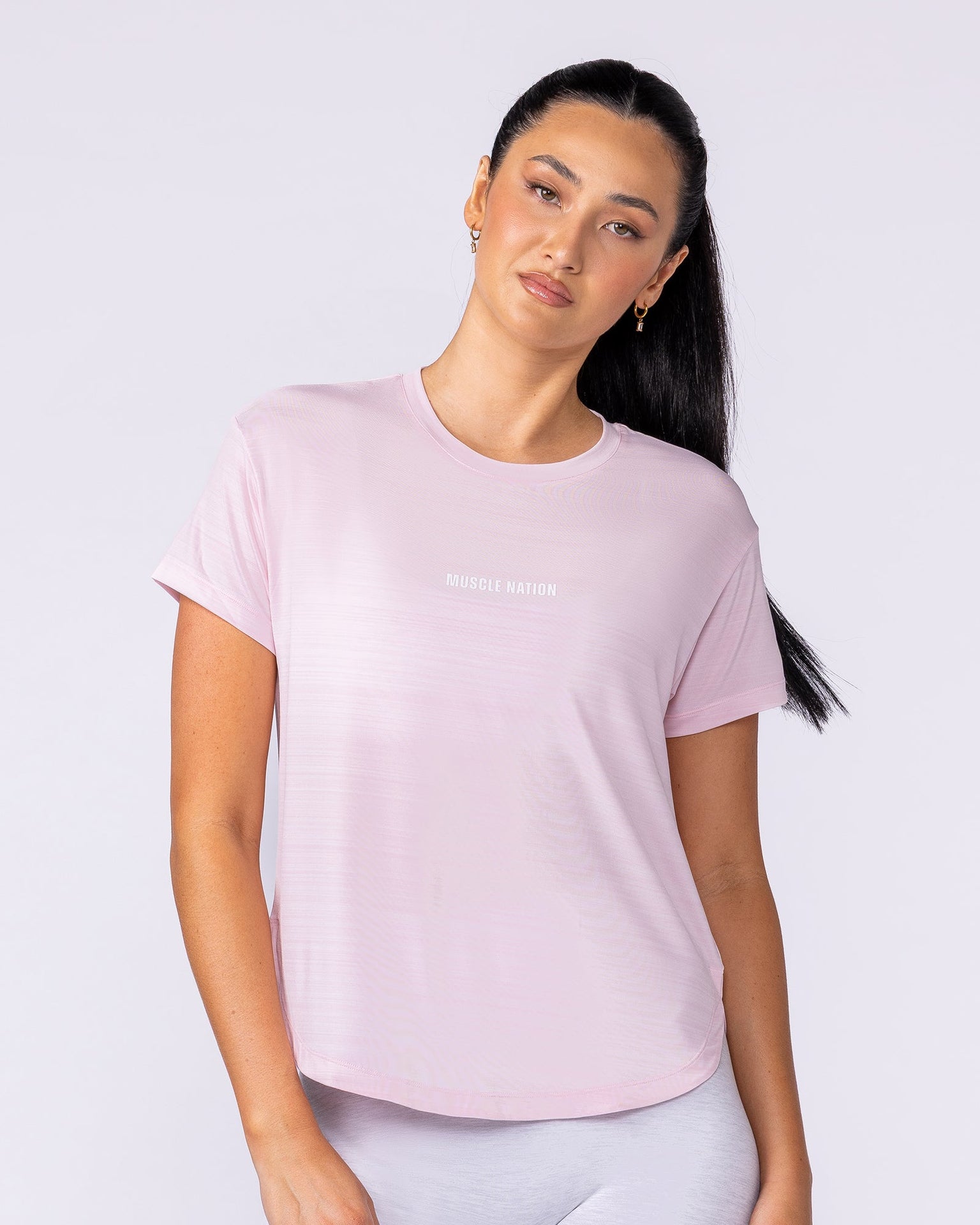 Ignite Training Tee - Soft Pink-T-Shirts-XXS-1125131SFTP-XXS-MNAPPRL45174-1-Muscle Nation