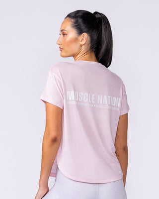 Ignite Training Tee - Soft Pink-T-Shirts-XXS-1125131SFTP-XXS-MNAPPRL45174-2-Muscle Nation
