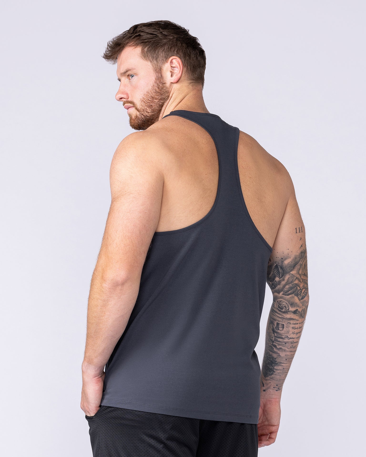 Infinite Y Back Singlet - Thunder-Singlets & Tanks-S-072301THNDR-S-MNAPPRL25380-2-Muscle Nation