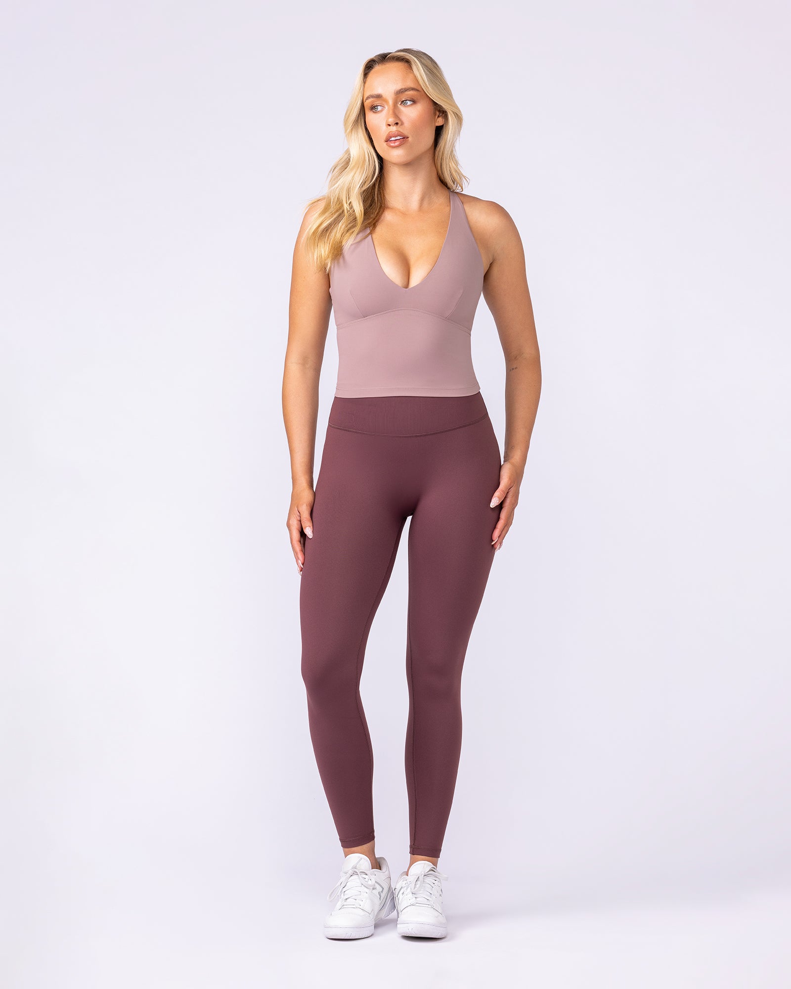 Influence Bra Tank - Mocha Berry-Singlets & Tanks-XXS-112533MCHBRY-XXS-MNAPPRL46143-5-Muscle Nation