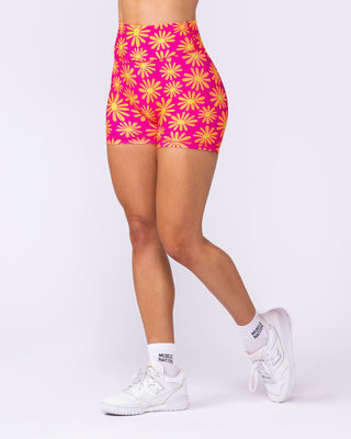 Instinct Scrunch Midway Shorts - Cosmo Petals-Shorts-XXS-112523CSMOP-XXS-MNAPPRL46161-2-Muscle Nation