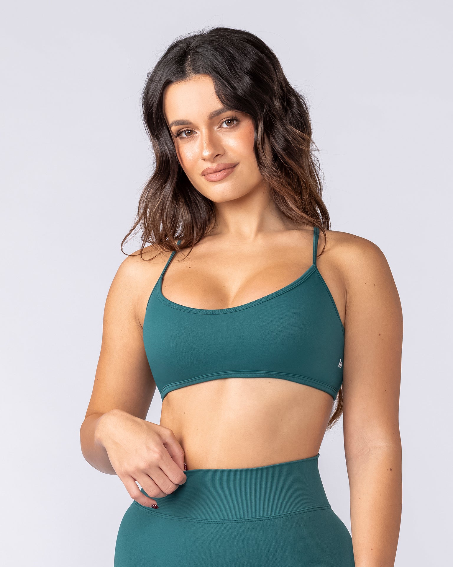 Sculpt Seamless Bralette Dark Jade - Muscle Nation women's bralette