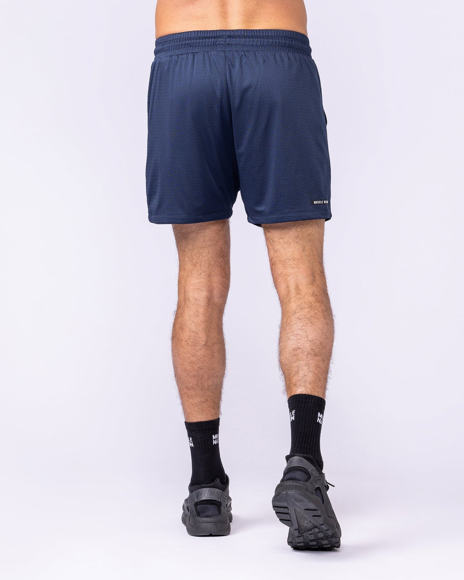 Lay Up 3.5" Shorts - Navy-Shorts-S-112553NAVY-S-MNAPPRL47011-4-Muscle Nation