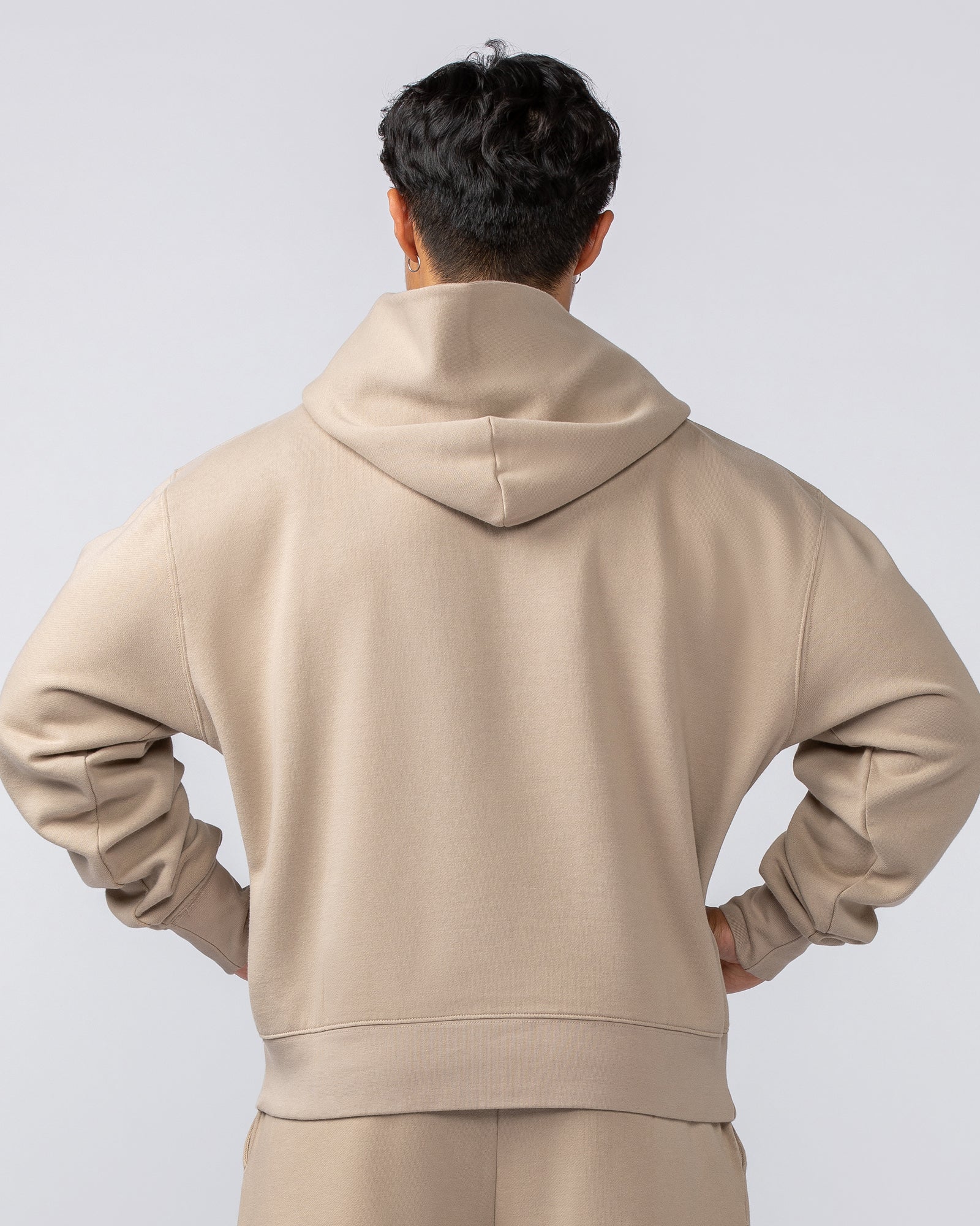 Lee Lem Cropped Hoodie - Washed Tuffet-Jumpers & Hoodies-XS-022545WSHTFFT-XS-MNAPPRL40950-5-Muscle Nation