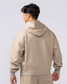 Lee Lem Cropped Hoodie - Washed Tuffet-Jumpers & Hoodies-XS-022545WSHTFFT-XS-MNAPPRL40950-3-Muscle Nation