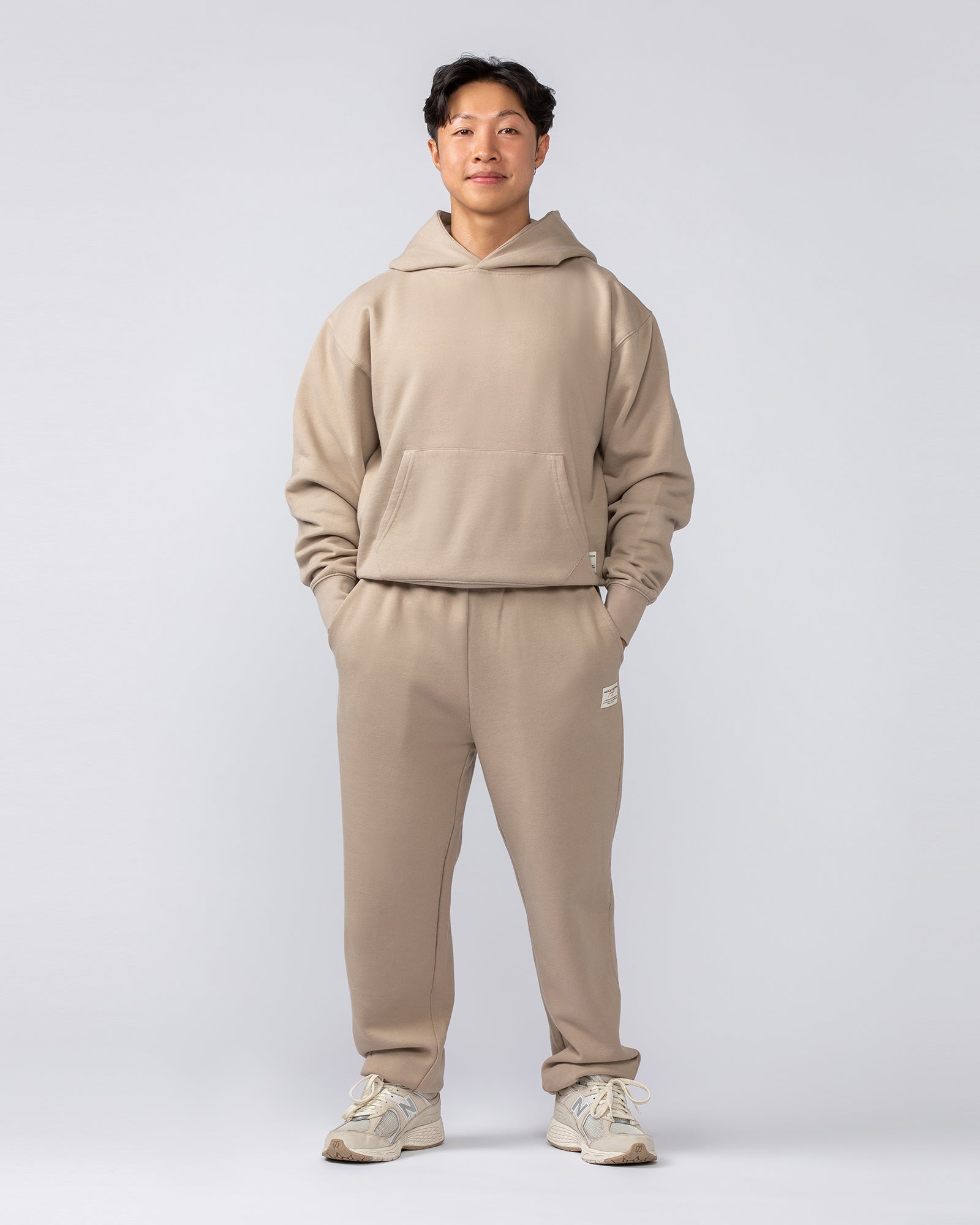 Lee Lem Cropped Hoodie - Washed Tuffet-Jumpers & Hoodies-XS-022545WSHTFFT-XS-MNAPPRL40950-6-Muscle Nation