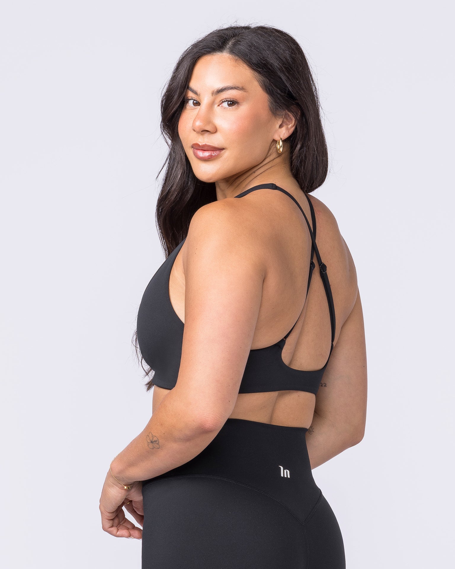 Liberty Lustre Bralette - Black-Bralettes-XXS-022601BLK-XXS-MNAPPRL48257-2-Muscle Nation