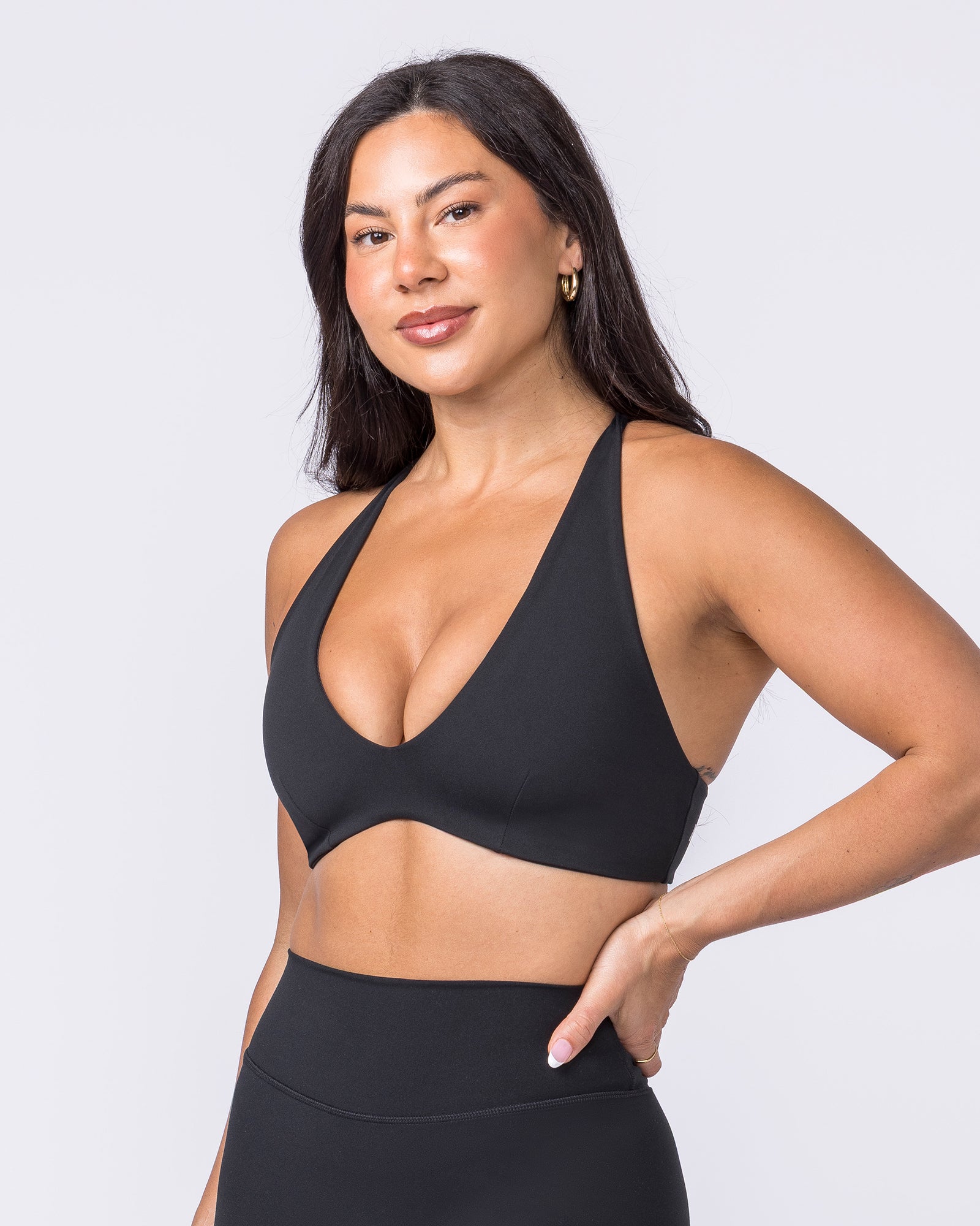 Liberty Lustre Bralette - Black-Bralettes-XXS-022601BLK-XXS-MNAPPRL48257-3-Muscle Nation