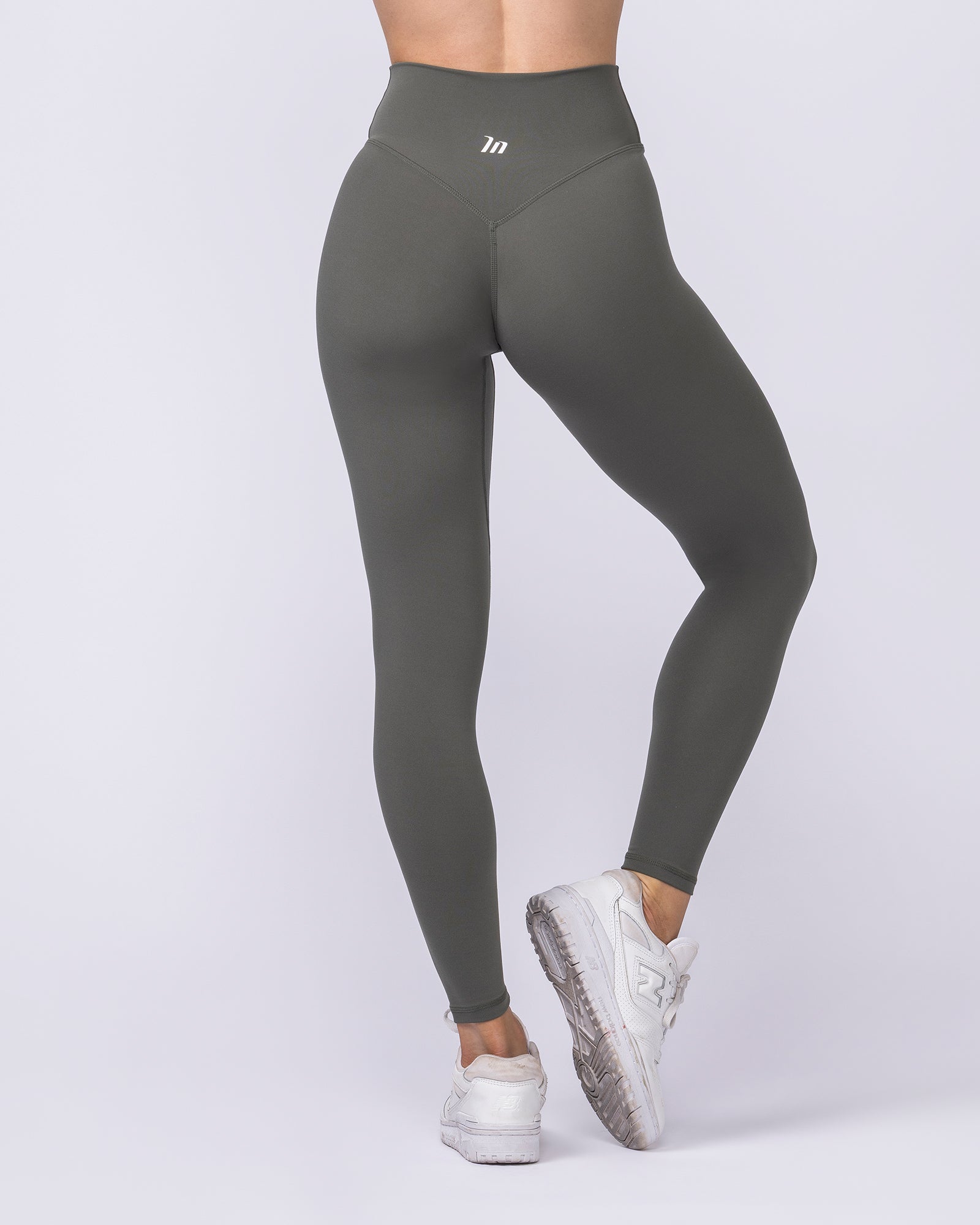 Liberty Zero Rise Ankle Length Leggings - Eucalyptus-Leggings-XXS-022604EUYPTS-XXS-MNAPPRL48350-4-Muscle Nation