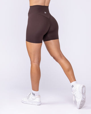 Liberty Zero Rise Bike Shorts - Cocoa-Shorts-XXS-042533COCOA-XXS-MNAPPRL41640-1-Muscle Nation