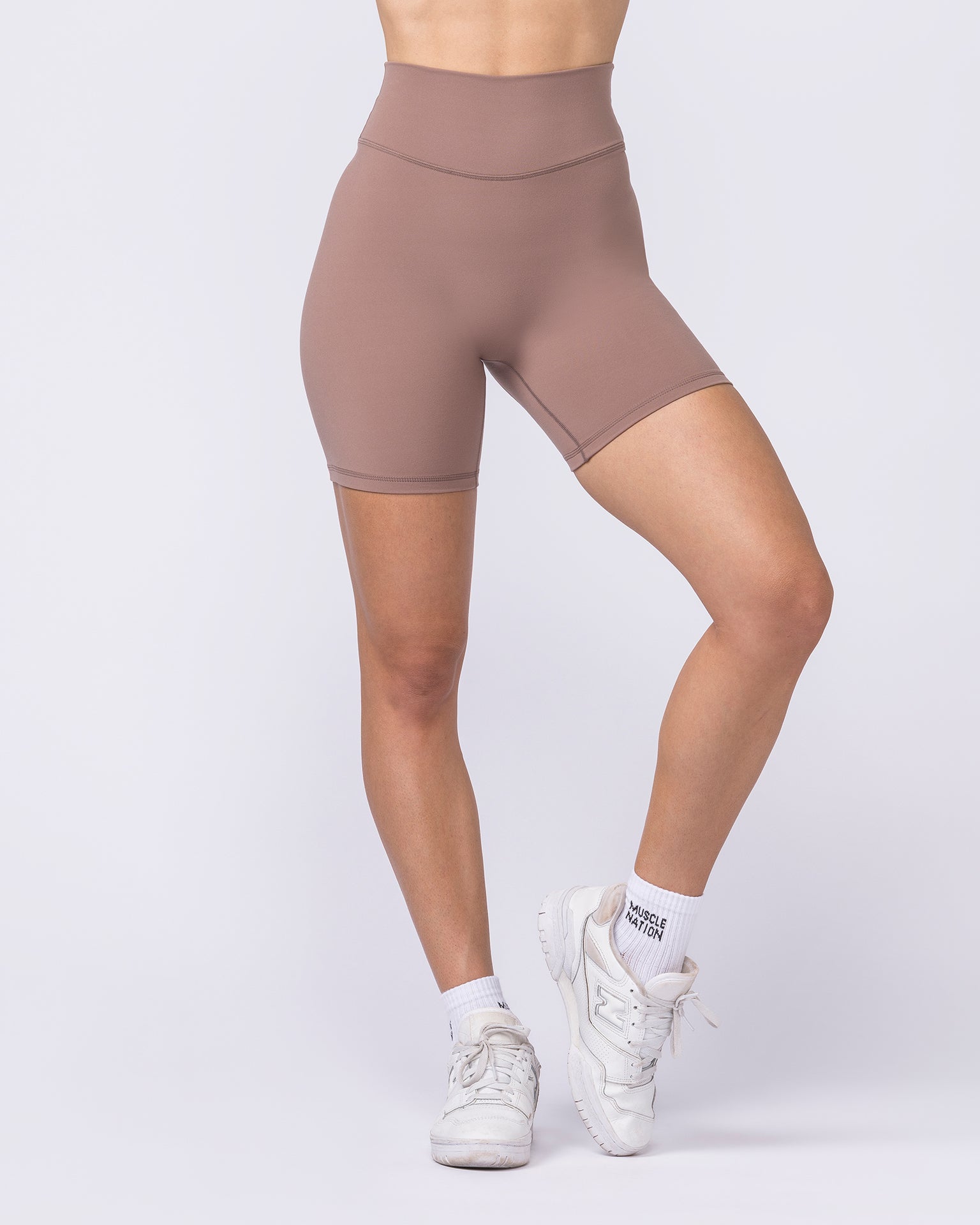 Liberty Zero Rise Bike Shorts - Cookie-Shorts-XXS-022603CKE-XXS-MNAPPRL48332-3-Muscle Nation