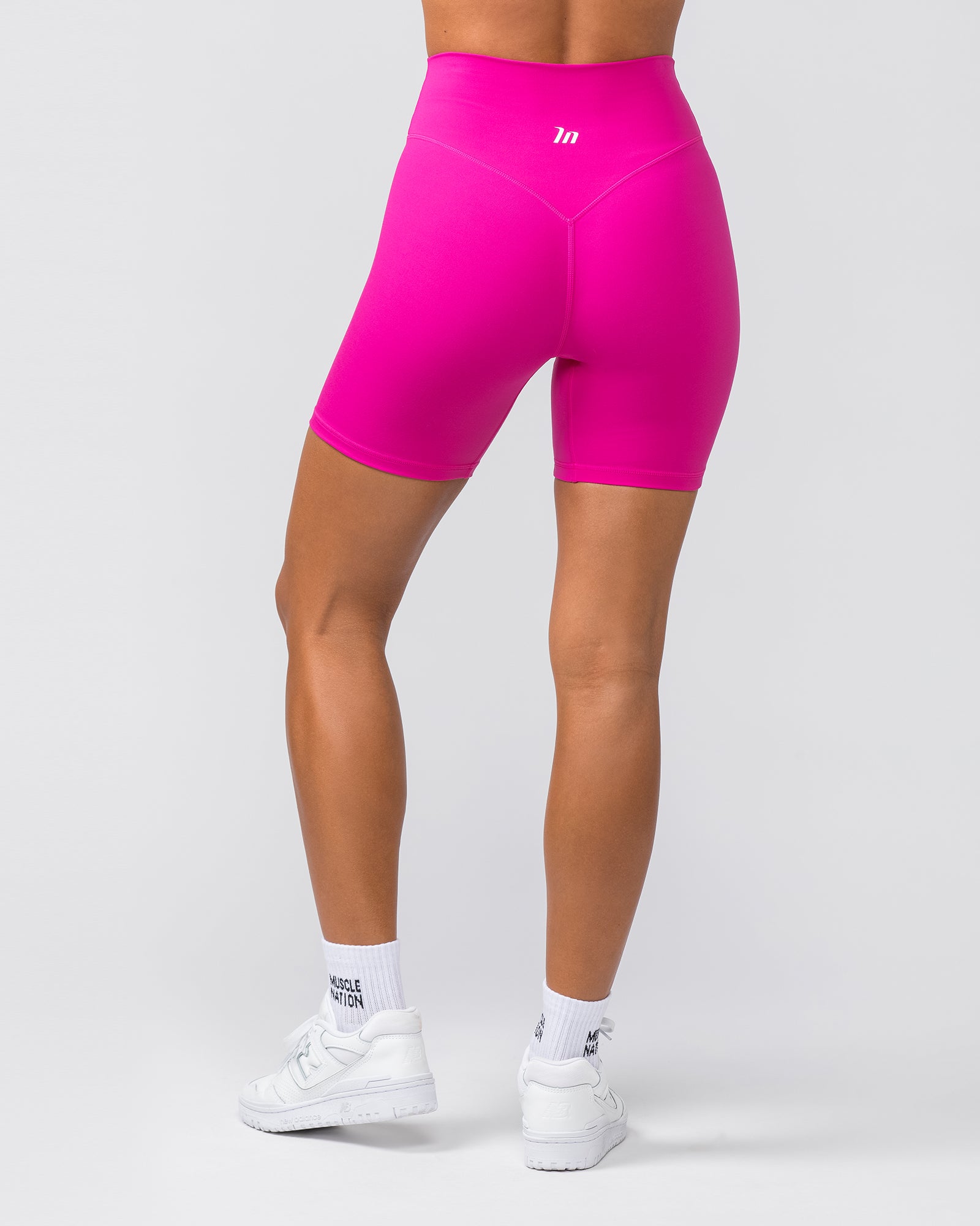 Liberty Zero Rise Bike Shorts - Pink Crush-Shorts-XXS-072321PNKCRS-XXS-MNAPPRL31187-5-Muscle Nation