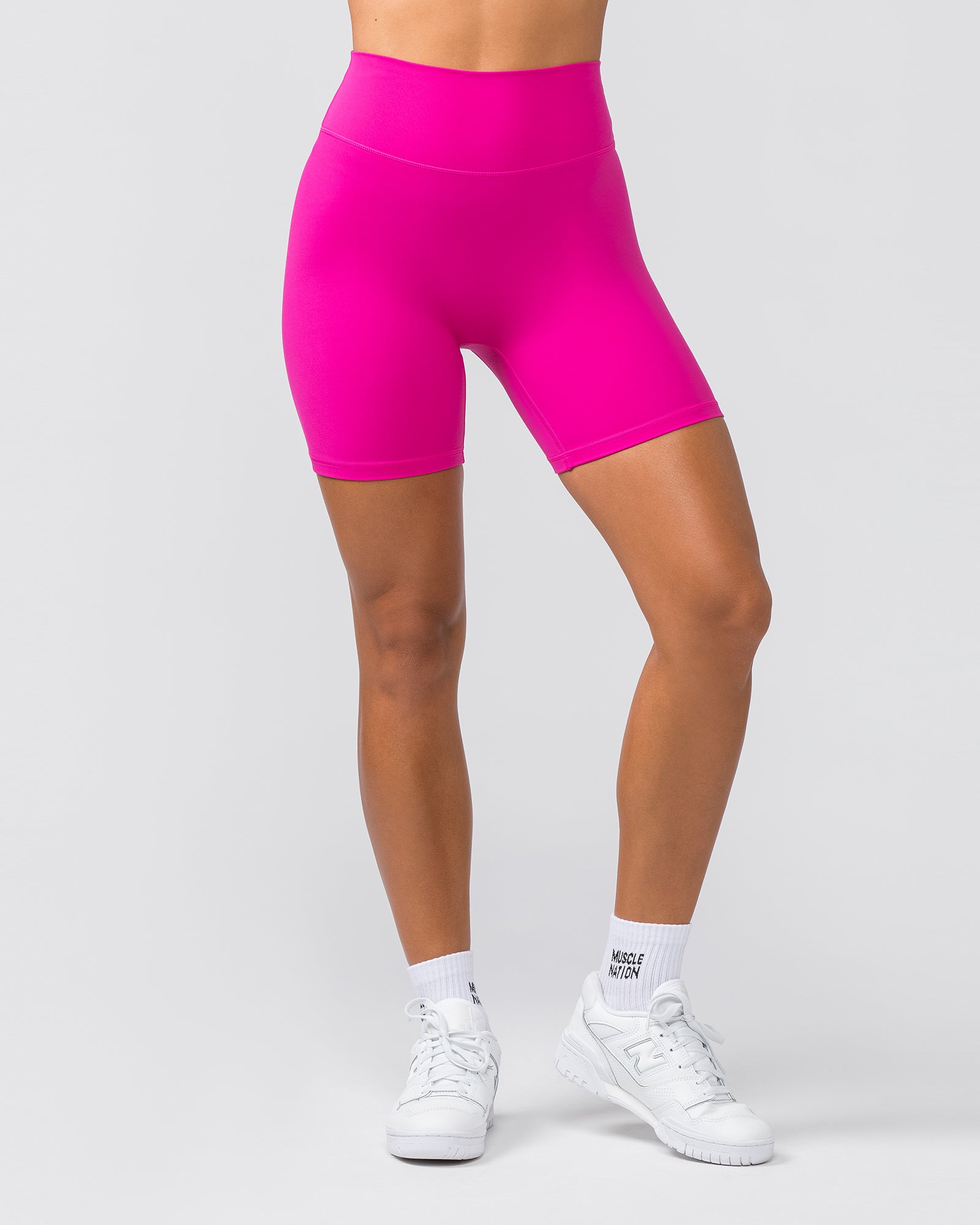 Liberty Zero Rise Bike Shorts - Pink Crush-Shorts-XXS-072321PNKCRS-XXS-MNAPPRL31187-1-Muscle Nation