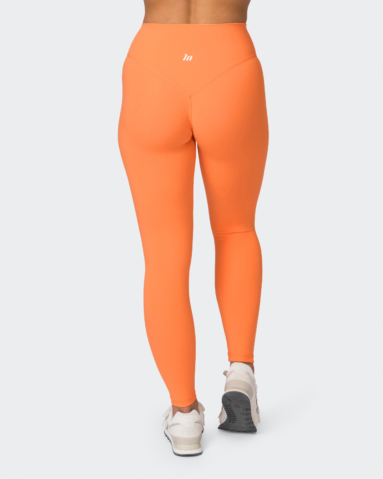 Liberty Zero Rise Ankle Length Leggings - Papaya-Leggings-XXS-072322PAPAYA-XXS-MNAPPRL25868-6-Muscle Nation