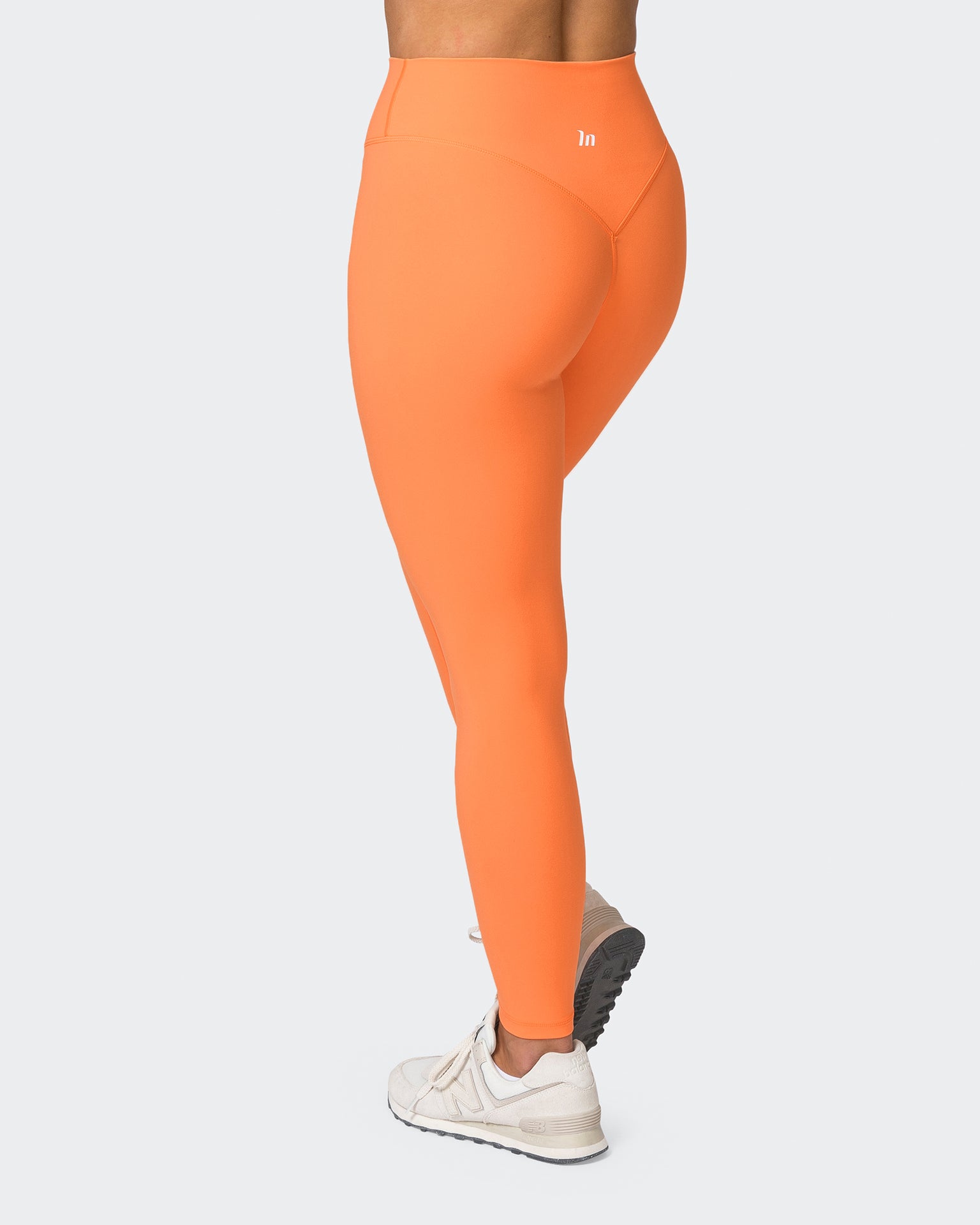 Liberty Zero Rise Ankle Length Leggings - Papaya-Leggings-XXS-072322PAPAYA-XXS-MNAPPRL25868-5-Muscle Nation