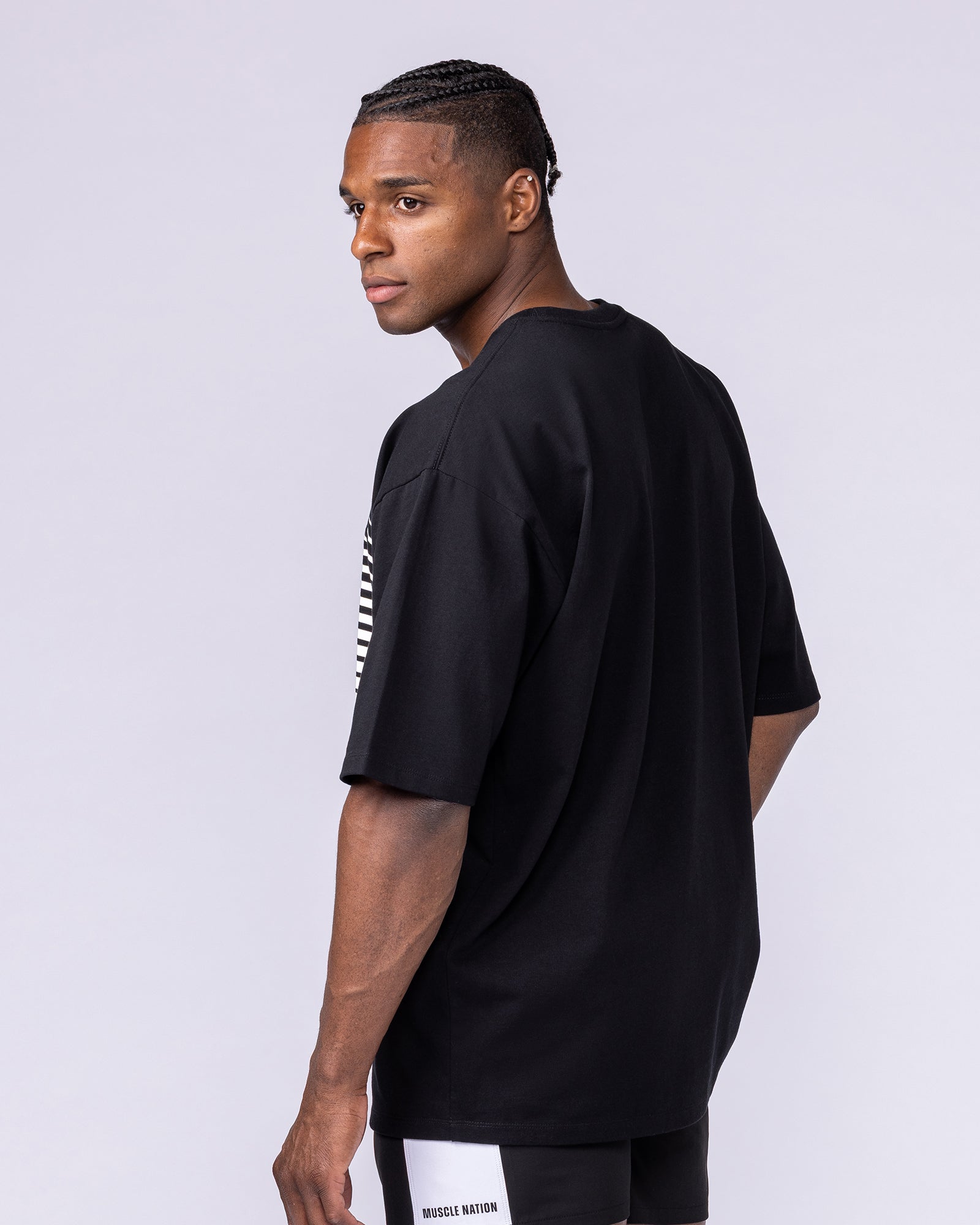 Lifestyle Pump Cover - Black-T-Shirts-XS-1125179BLK-XS-MNAPPRL47487-3-Muscle Nation