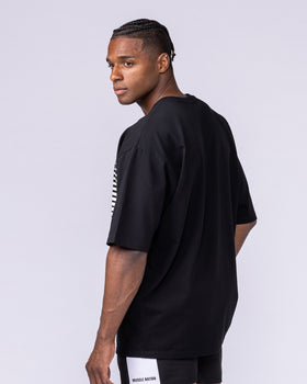 Lifestyle Pump Cover - Black-T-Shirts-XS-1125179BLK-XS-MNAPPRL47487-3-Muscle Nation