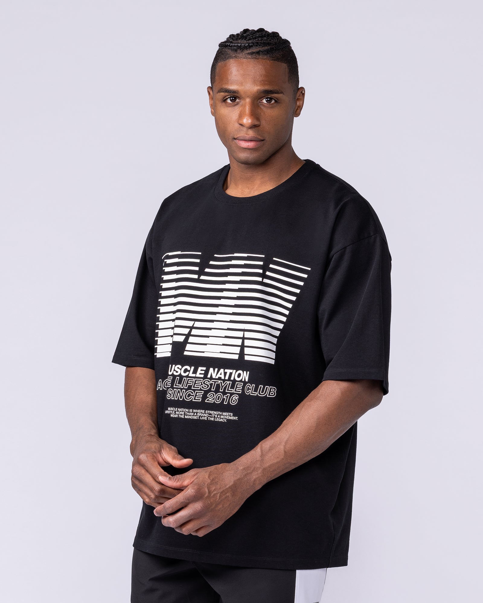 Lifestyle Pump Cover - Black-T-Shirts-XS-1125179BLK-XS-MNAPPRL47487-4-Muscle Nation