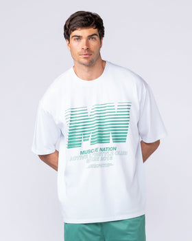 Lifestyle Pump Cover - White-T-Shirts-XS-1125179WHT-XS-MNAPPRL47471-3-Muscle Nation