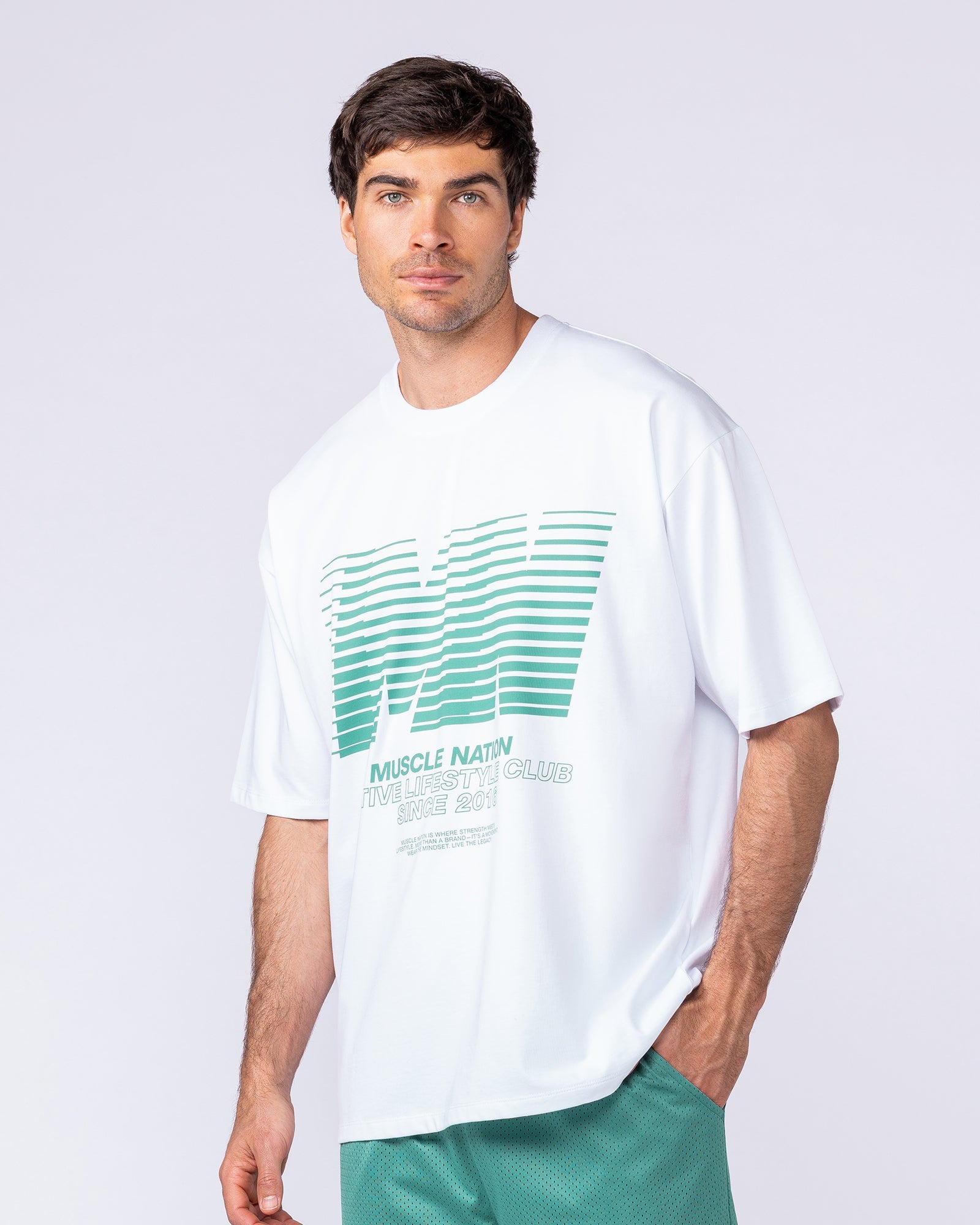 Lifestyle Pump Cover - White-T-Shirts-XS-1125179WHT-XS-MNAPPRL47471-5-Muscle Nation