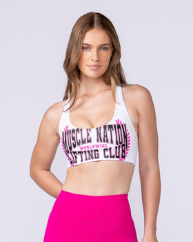 Lift Bra - White-Sports Bras-XS-112518WHT-XS-MNAPPRL46295-1-Muscle Nation
