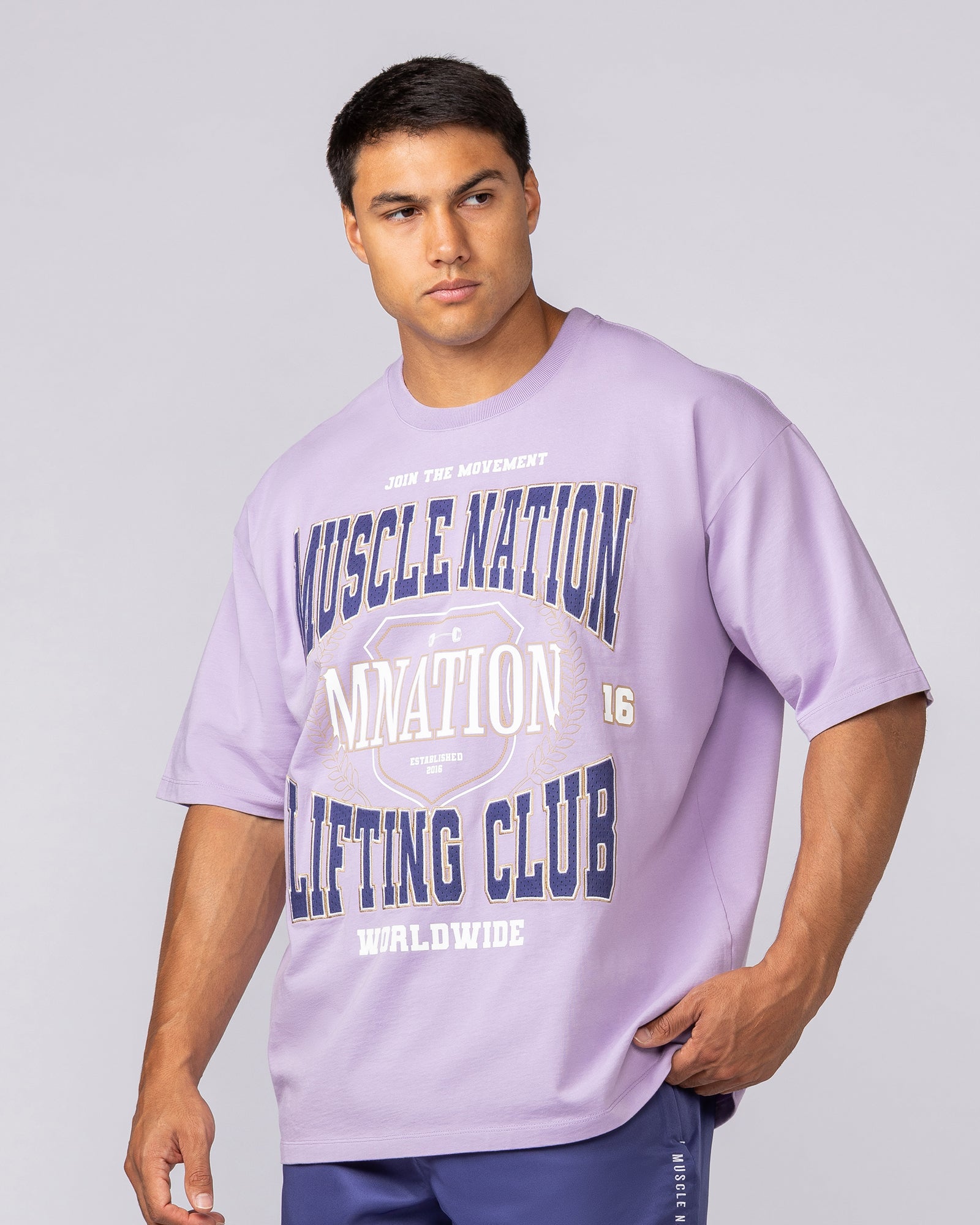 Lifting Club Pump Cover - Lavender-T-Shirts-XS-062531LAV-XS-MNAPPRL43317-2-Muscle Nation
