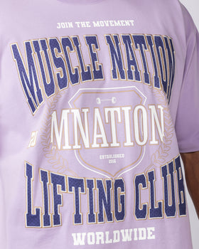 Lifting Club Pump Cover - Lavender-T-Shirts-XS-062531LAV-XS-MNAPPRL43317-3-Muscle Nation