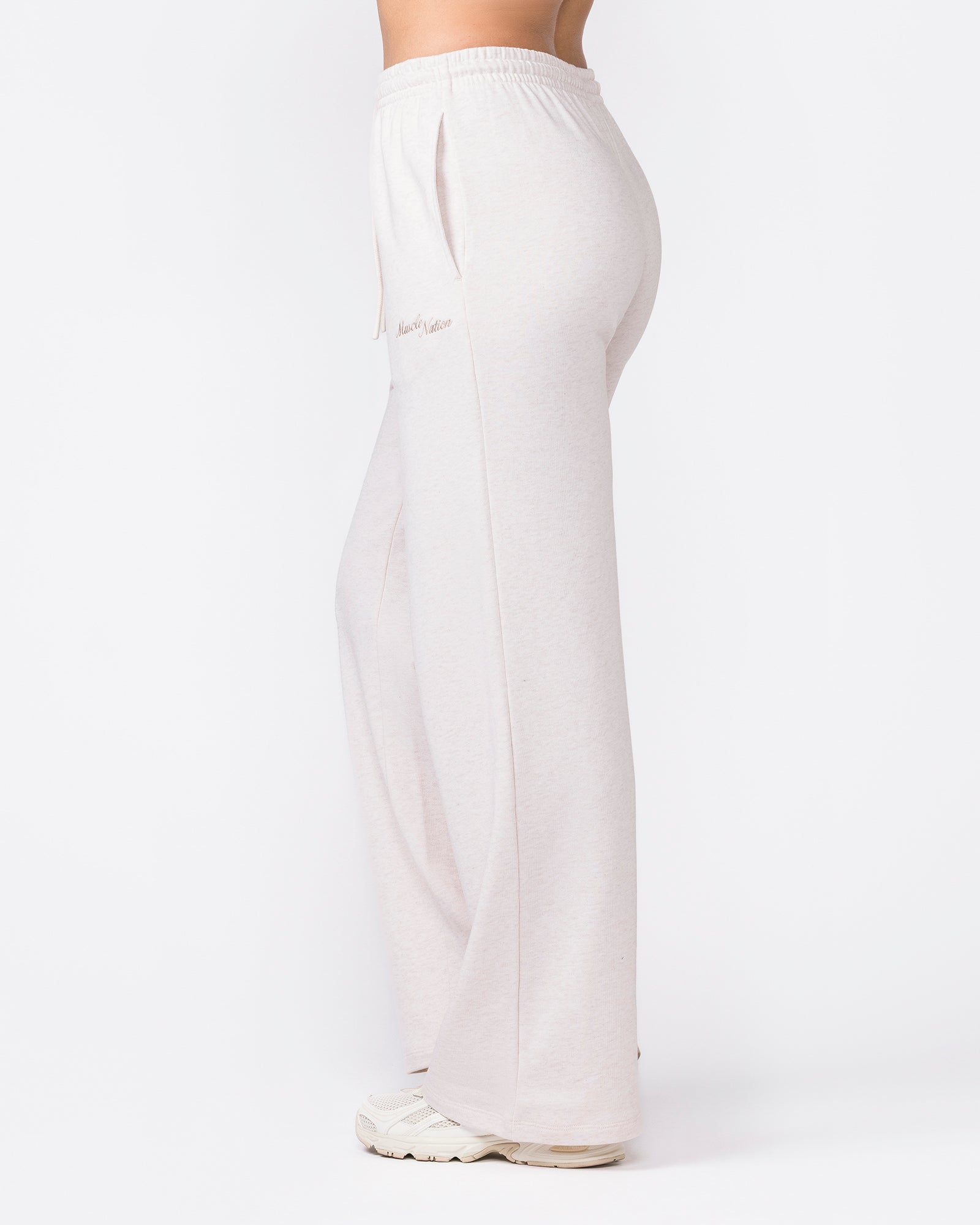 Loopback Straight Leg Trackies - Dew Marl-Bottoms-XXS-042624DEWMRL-XXS-MNAPPRL49928-6-Muscle Nation