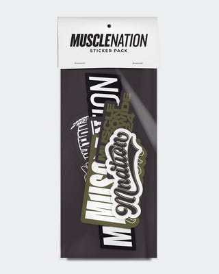 MN Sticker Pack - Multi-Accessories-ACC022579MULTI-9360785008624-2-Muscle Nation