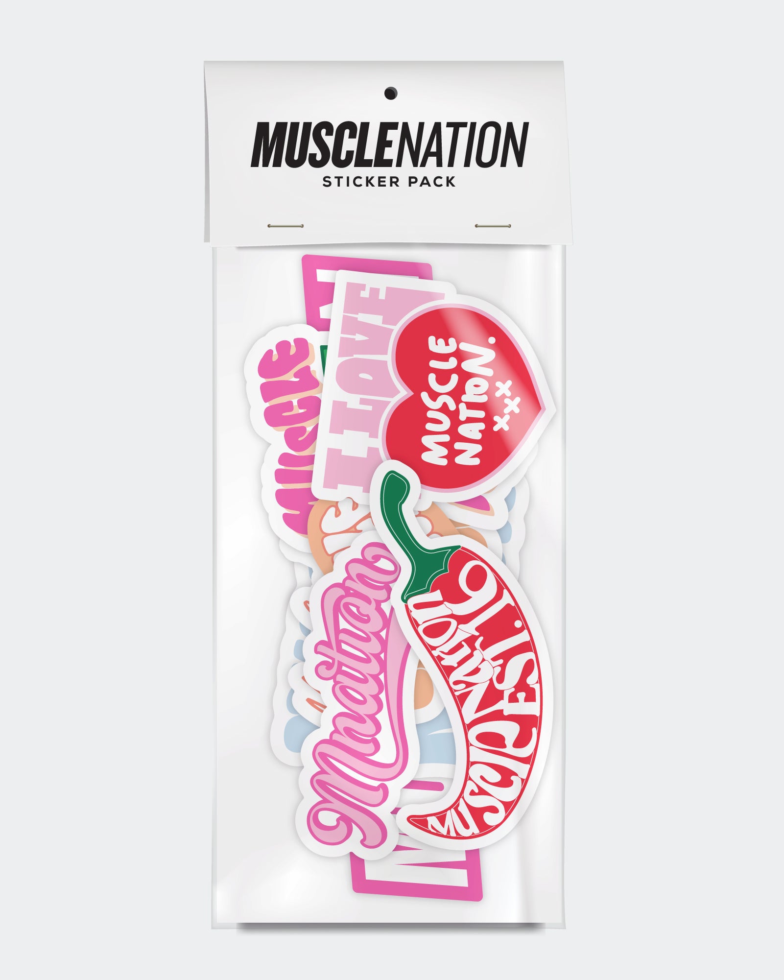 MN Sticker Pack - Summer Brights-Accessories-ACC022580SMRB-9360785008631-2-Muscle Nation