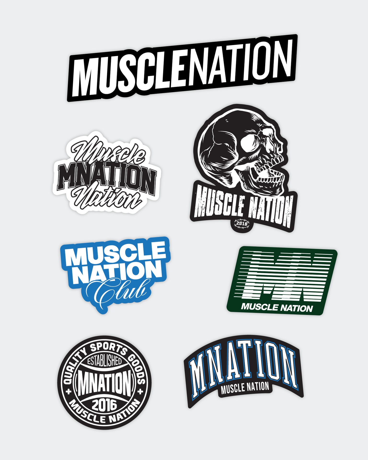 MN Sticker Pack - Off Duty-Accessories-Off Duty-1125239OFDY-ONE-9360785015677-2-Muscle Nation