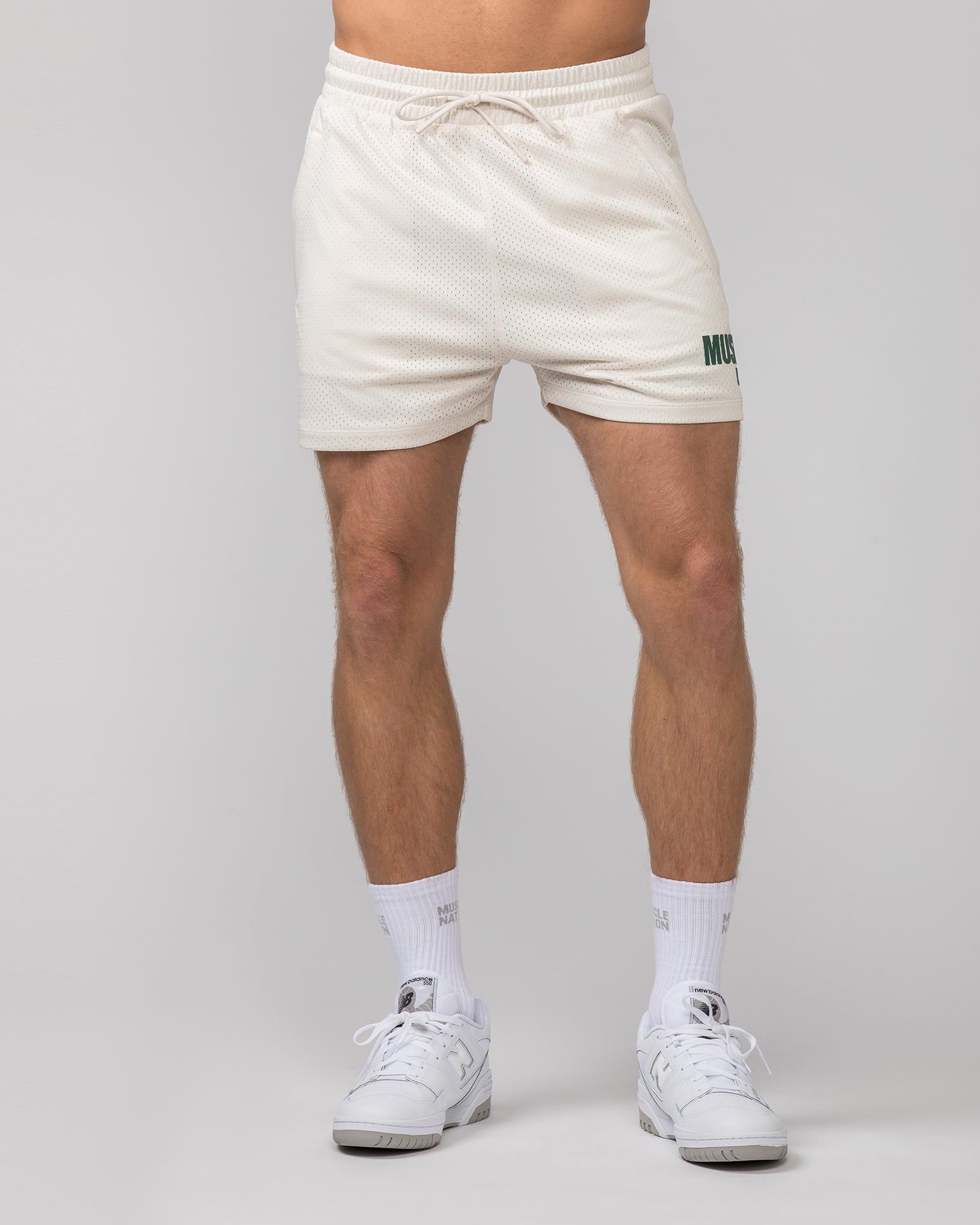 Worldwide Lay Up 3.5" Shorts - Travertine-Shorts-S-062404TRAV-S-MNAPPRL31779-3-Muscle Nation