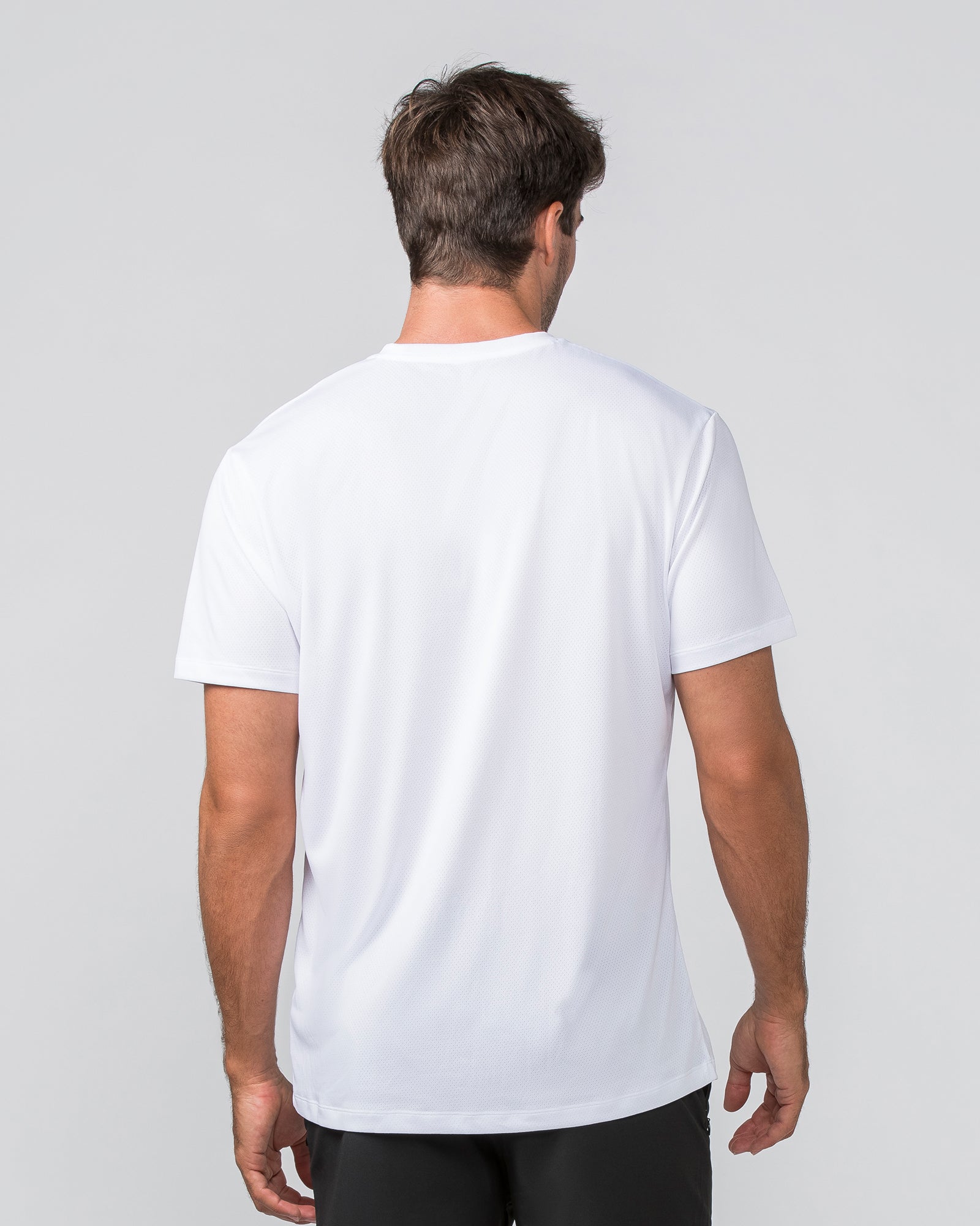 Relaxed Active Tee - White-T-Shirts-S-022437WHT-S-MNAPPRL29726-4-Muscle Nation
