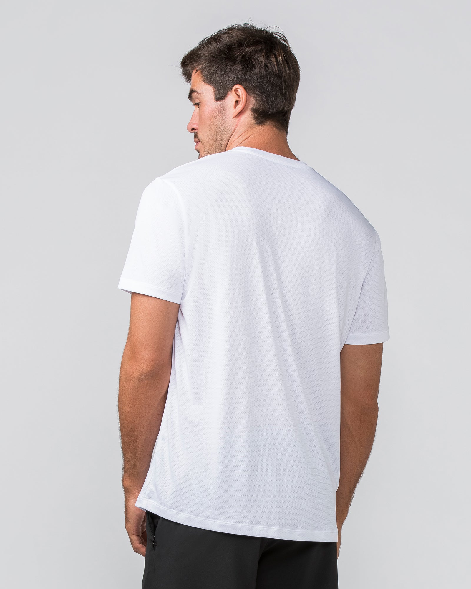 Relaxed Active Tee - White-T-Shirts-S-022437WHT-S-MNAPPRL29726-3-Muscle Nation