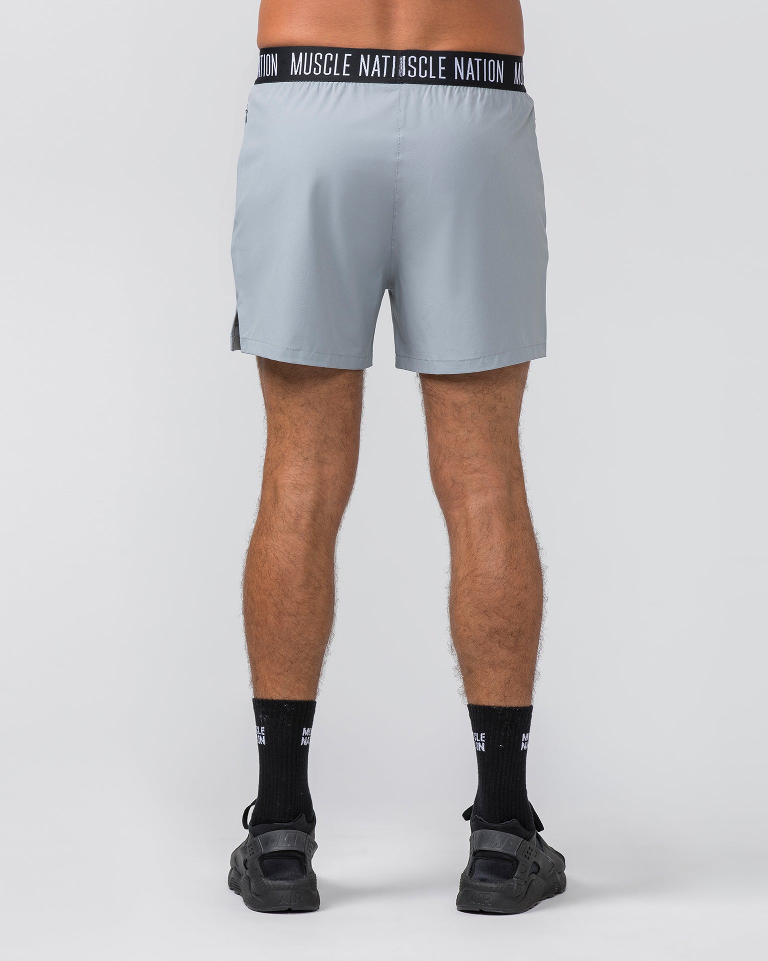 Level Up Training 4" Shorts - Jet Grey-Shorts-S-112364JETGRY-S-MNAPPRL30125-5-Muscle Nation