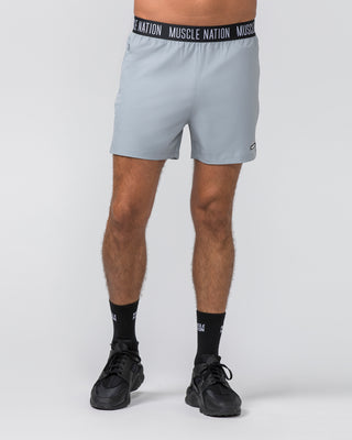 Level Up Training 4" Shorts - Jet Grey-Shorts-S-112364JETGRY-S-MNAPPRL30125-2-Muscle Nation