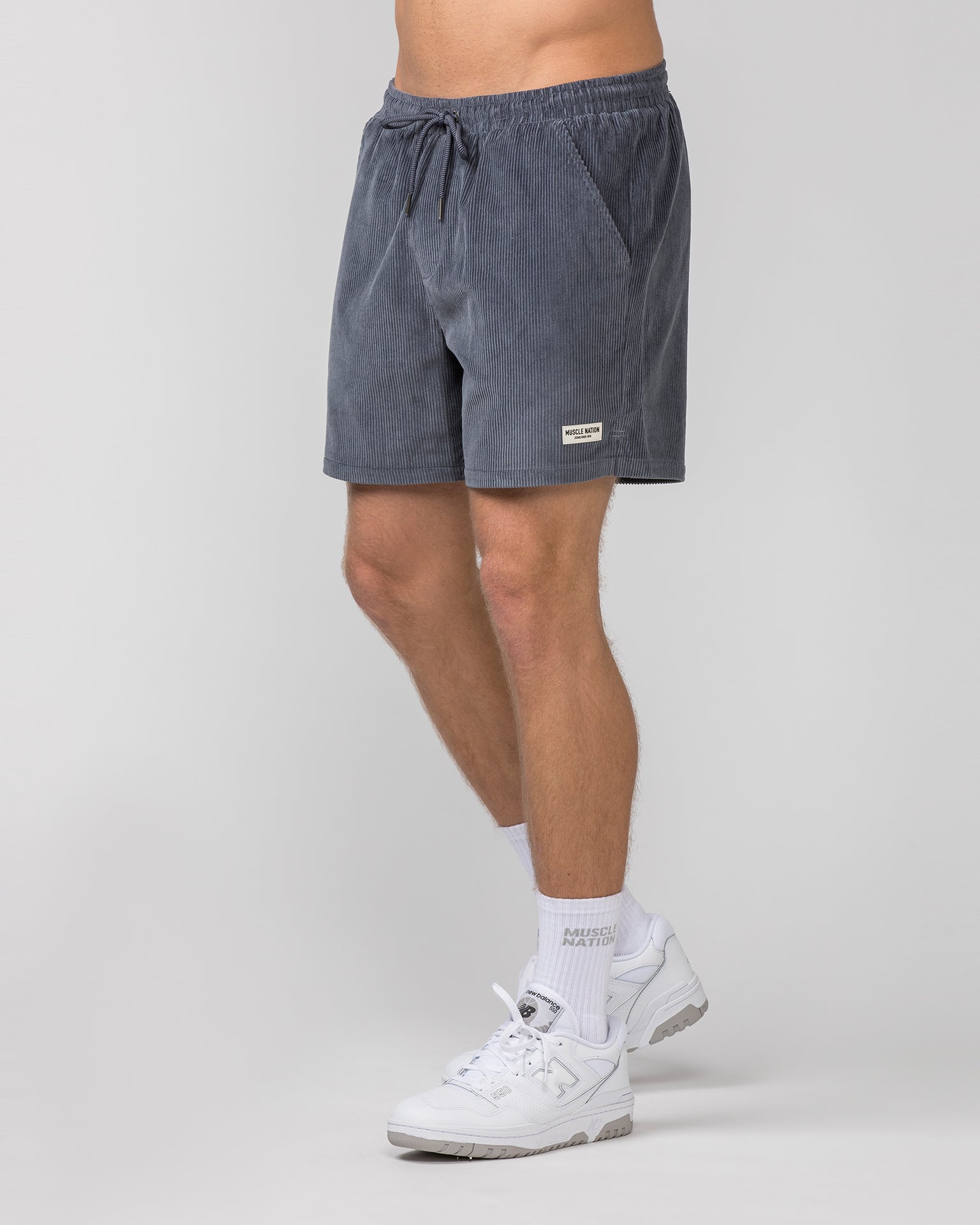Daily Corduroy Shorts - Thunder-Shorts-S-042347THNDR-S-MNAPPRL24196-3-Muscle Nation