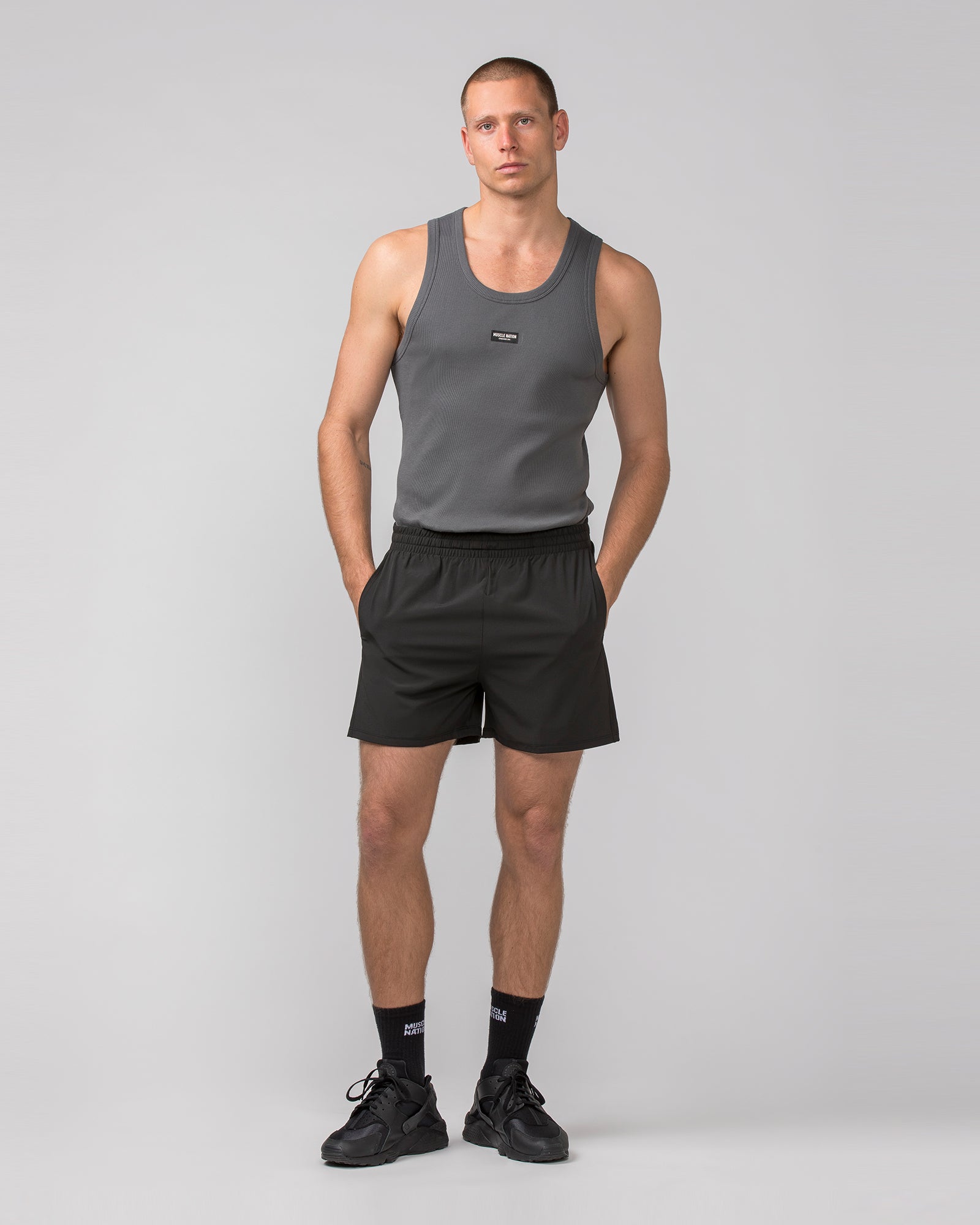 Rib Fitted Training Tank - Tornado-Singlets & Tanks-S-112349TRNDO-S-MNAPPRL27374-5-Muscle Nation