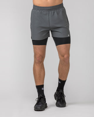 Replay 3" Shorts - Tornado/ Black-Shorts-S-022486TRNBLK-S-MNAPPRL30260-2-Muscle Nation