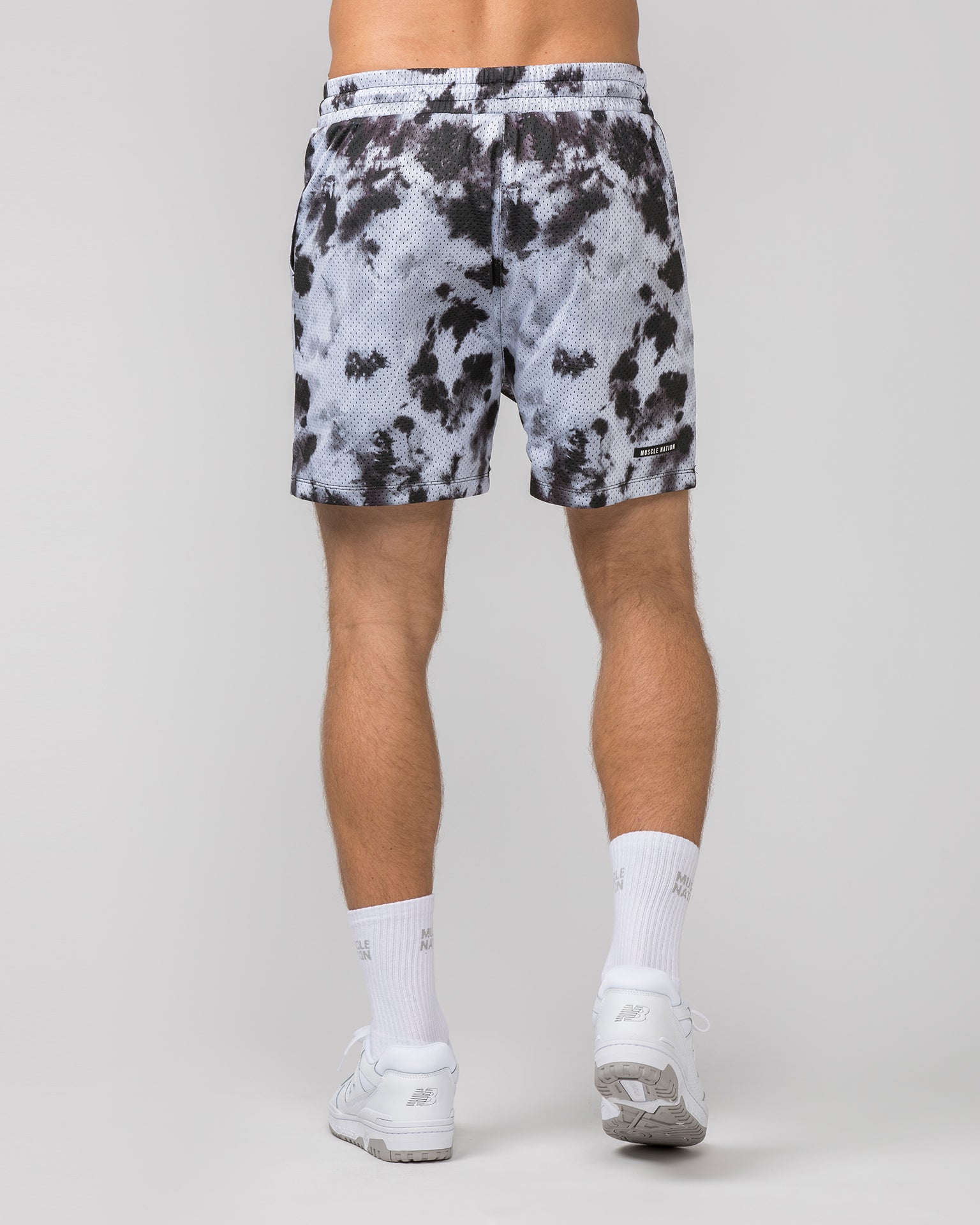 Lay Up 5" Shorts - Tie Dye Print-Shorts-S-052418GRHPR-S-MNAPPRL30346-5-Muscle Nation
