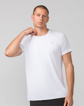 Ventilation Tee - White-T-Shirts-S-062106WHT-S-MNAPPRL11686-1-Muscle Nation