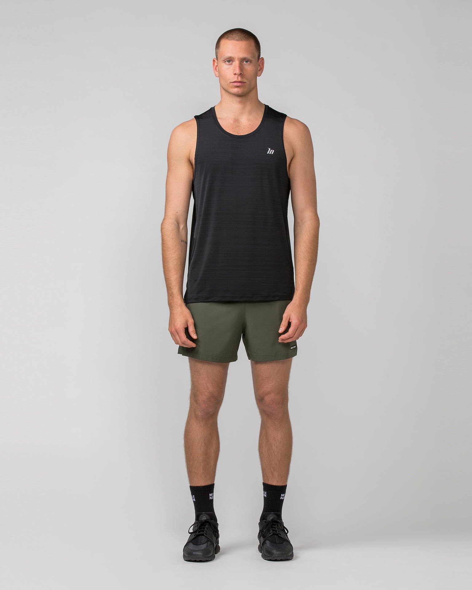 Level Up Training 4" Shorts - Dark Khaki-Shorts-S-112364DKHAKI-S-MNAPPRL28251-7-Muscle Nation
