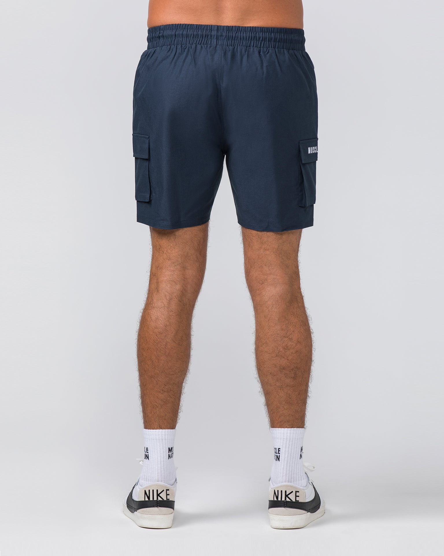 Daily Cargo 5" Shorts - Navy-Shorts-S-042346NAVY-S-MNAPPRL30896-5-Muscle Nation