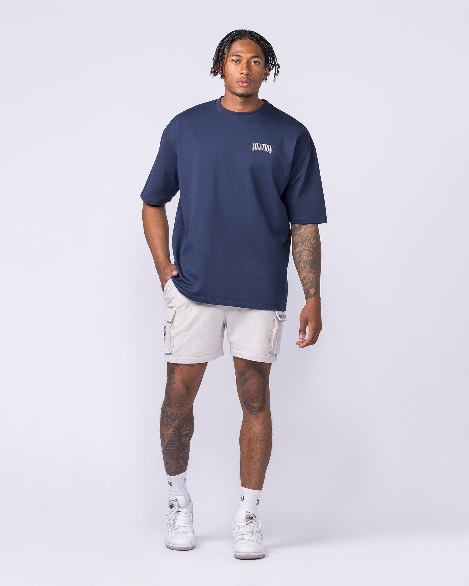 Metalcore Lay Up 5" Shorts - Navy-Shorts-S-022616NAVY-S-MNAPPRL48621-6-Muscle Nation