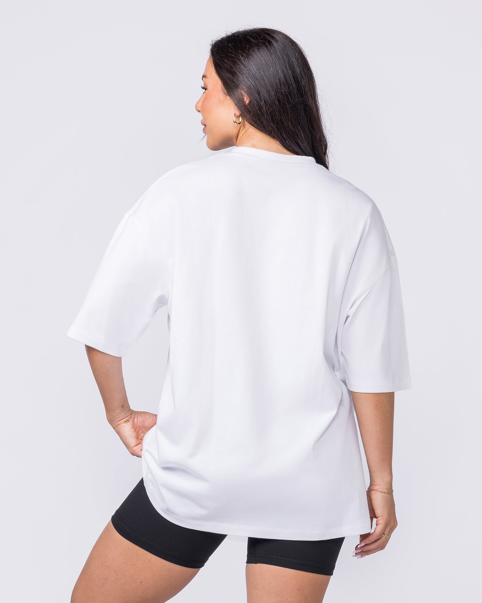 Metalcore Oversized Tee - White-T-Shirts-XS-022627WHT-XS-MNAPPRL48736-9-Muscle Nation