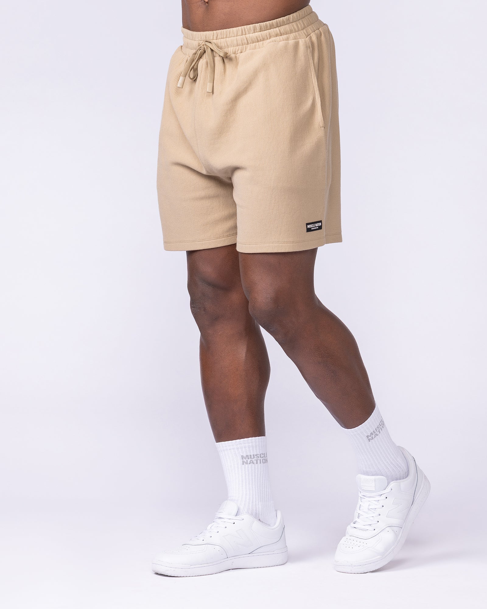 Everyday Jersey Shorts - Butterscotch-Shorts-S-1125224BTTRSTCH-S-MNAPPRL47578-1-Muscle Nation