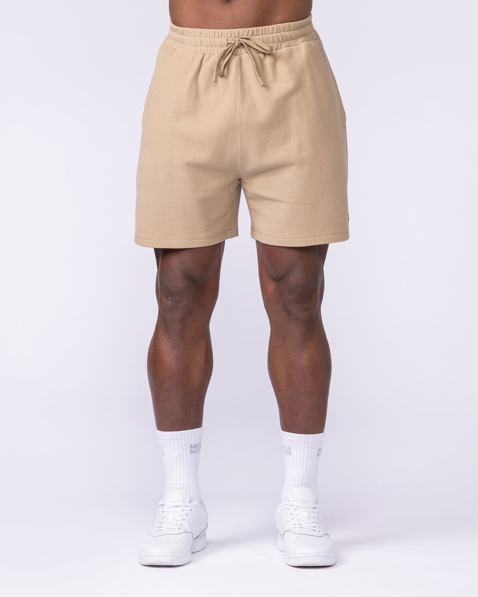 Everyday Jersey Shorts - Butterscotch-Shorts-S-1125224BTTRSTCH-S-MNAPPRL47578-3-Muscle Nation