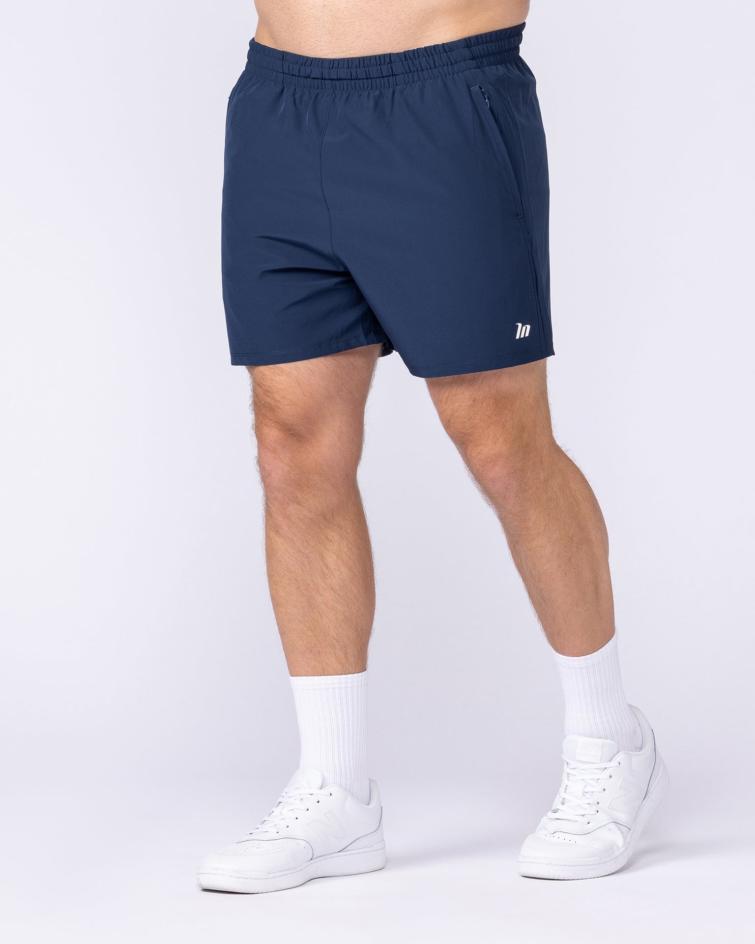 New Heights 4" Shorts - Navy-Shorts-S-1125159NAVY-S-MNAPPRL44623-4-Muscle Nation